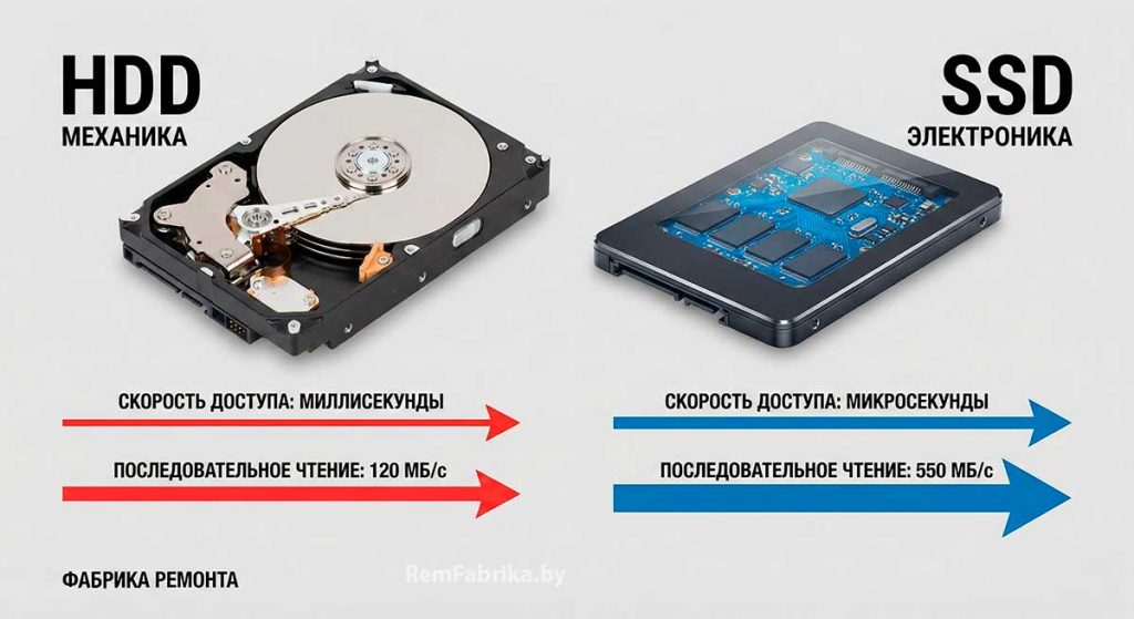 Замена диска на ноутбуке