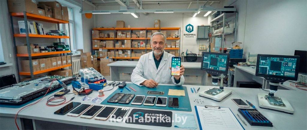 отремонтированный мобильный телефон