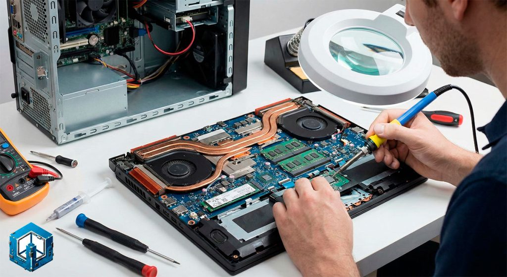 Мы ремонтируем компьютеры и ноутбуки